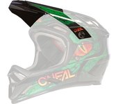 Oneal Backflip Viper Pico del casco - Negro Verde (un tamaño)
