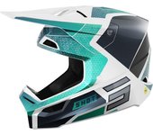 Shot Race Phaser Casco de motocross - Turquesa (L)