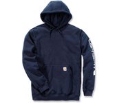Carhartt Midweight Sleeve Logo Sudadera con capucha - Azul