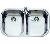 Teka Stylo 2C Fregadero encastrado bajo encimera Rectangular Acero inoxidable