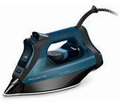 Rowenta DW7120 Everlast Anticalc Plancha vapor-seco Suela Microsteam 400 2800 W Negro, Azul