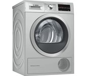 Bosch Serie 6 WTG8729XEE secadora Independiente Carga frontal 9 kg Acero inoxidable
