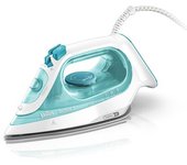 Braun TexStyle 3 SI3041GR Plancha a vapor Suela de cerámica 2350 W Turquesa, Blanco