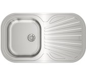 Teka Stylo 1C 1E Lavabo sobre-encimera Rectangular Acero inoxidable