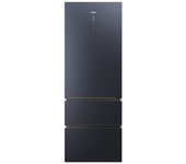 Frigorífico Combi Haier HTW7720ENMB 3D 70 Series 7 | 3 Puertas | No Frost | Clase E | Negro | 200,6x70 cm