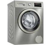 Bosch Serie 6 WAU24T5XES lavadora Carga frontal 9 kg 1200 RPM Acero inoxidable