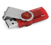 Kingston Technology DataTraveler 101 G2 unidad flash USB 8 GB USB tipo A 2.0 Rojo