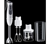 Braun ultiQuick 3 MQ 3125 B 0,6 L Batidora de inmersión 750 W Gris, Blanco