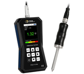 PCE Instruments Dispositivo básico y manejable para el control de vibraciones en máquinas e instalaciones / Función Hold / Medición valor pico / Valoración automática de la ISO 10816-3 / Equipo de mano para la medición móvil de vibraciones PCE-VT 3700S