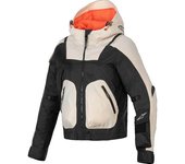 Alpinestars Molly Air Chaqueta textil de moto para mujer - Negro Beige (XS)