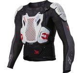 Alpinestars Honda Bionic Plus V2 Chaqueta protectora - Negro (XL)
