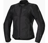 Alpinestars Stella T-Jaws V4 Chaqueta textil impermeable para motociclismo para mujer - Negro (2XL)