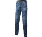Alpinestars Argon Slim Fit Denim Pantalones textiles para motocicleta - Azul (40)