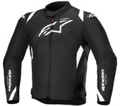 Alpinestars T-SP 1 V2 chaqueta textil impermeable para motocicletas - Negro Blanco (L)