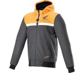Alpinestars Honda Chrome Chaqueta textil de motocicleta - Gris Naranja (S)