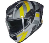 Nolan N60-6 Sport Dinamico Casco - Negro Gris Amarillo