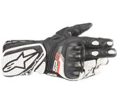 Alpinestars Stella SP-8 V3 Guantes de motocicleta para damas - Negro Blanco (L)