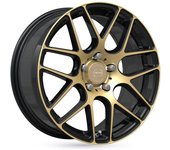 Llanta De Aluminio Infiny Trekk 7.5x17 5x114.3 Et40 Bronce Pulido Cara Negra
