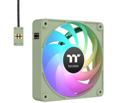 Thermaltake CL-F196-PL12MG-A sistema de refrigeración para ordenador Carcasa del ordenador Ventilador 12 cm Verde 3 pieza(s)