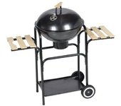 VidaXL Louisiana Barbacoa de Carbón Redonda