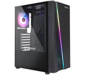 UNYKAch Glayze Caja PC ATX Negra RGB Cristal Templado USB 3.0