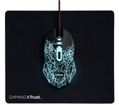 Trust Gaming 24752 Pack Ratón Óptico 4000DPI + Alfombrilla