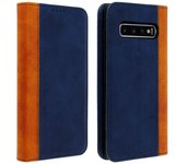 Avizar Funda Cartera Función Soporte Azul para Samsung Galaxy S10