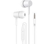 Cool Bear Stereo Auriculares 3,5 mm con Micrófono Blancos