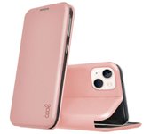 Cool Funda Flip Cover Elegance Rose Gold para iPhone 13 Mini