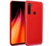 Cool Funda Silicona Rojo para Xiaomi Redmi Note 8/Note 8 (2021)