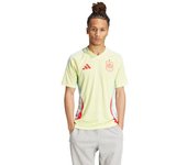 Adidas - Camiseta España Segunda Equipación Eurocopa 2024, Unisex, Pulse Yellow-Halo Mint, L