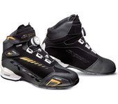 Ixon Bull WP L Señoras zapatos de motocicleta - Negro Blanco Oro (36)