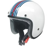 Redbike RB 768 Casco Jet - Blanco Azul Naranja (S)