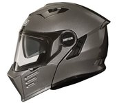Simpson Darksome Solid Casco de moto - Plata (XS)