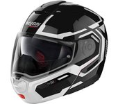 Nolan N90-3 Driller N-Com Casco - Negro Blanco (S)
