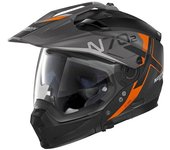 Nolan N70-2 X Bungee N-Com Casco - Negro Naranja (XS)