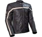 DIFI Houston Chaqueta de cuero para moto - Marrón (52)