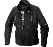 Spidi 4 Season Evo H2Out Chaqueta textil de motocicleta - Negro Verde (4XL)