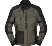 Spidi Tour Evo 2 H2Out chaqueta textil impermeable para motocicletas - Negro Verde (M)
