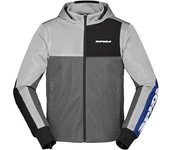 Spidi Net Sudadera con capucha de moto - Negro Gris Azul (3XL)