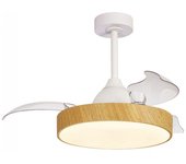 Ventilador led aspas desplegables alaska mini cct dim (45w)