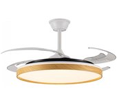 Ventilador led aspas plegables panam l cct dim (80w)