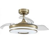 Ventilador de techo led aspas plegables dani mini cct (48w)