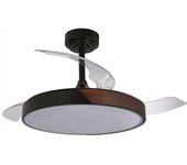 Ventilador led aspas retráctiles taoro cct dim (72w)