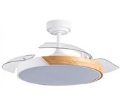 Ventilador led aspas retráctiles taoro cct dim (72w)