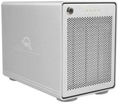 Mercury Elite Pro Quad Carcasa de disco duro/SSD Blanco 2.5/3.5", Caja de unidades