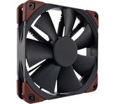 NF-F12 industrialPPC-2000 PWM Carcasa del ordenador Ventilador 12 cm Negro, Marrón