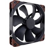 NF-A14 industrialPPC 2000 PWM Carcasa del ordenador Ventilador 14 cm Negro, Marrón