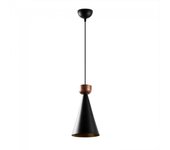 Lámpara de techo momo 19 negro/cobre