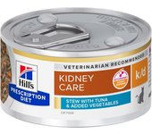 Hill´s Prescription Diet k/d Kidney Care Estofado Atún y Verduras Gato Latas 82 gr